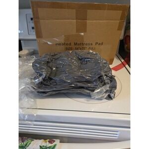 Heated Mattress Pad Full Size 54x75 Electric Single Control Dark Grey New In Box